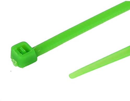 Нов зелен найлон Lon0167 С Самоблокирующимся кабел, надеждна ефективност, Обвиване на тялото, на Основата на ципове, колани ширина 3 мм, 100 бр (id: be9 4d 5c e78)