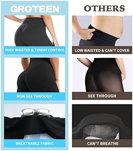 3 Опаковки Леггинсов с Висока талия за жени, Непрозрачни, Меки Спортни Панталони за контрол на корема, за Практикуване на Йога, за Джогинг